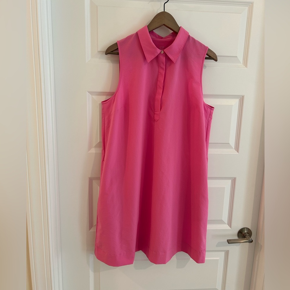 Vineyard Vines Performance Dress Pink Size L
